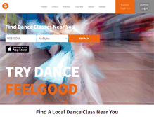 Tablet Screenshot of dancenearyou.co.uk